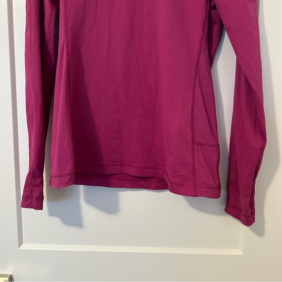 Lululemon Athletica Magenta Long Sleeve High Collared Top Size 6 Women’s - Picture 2 of 10